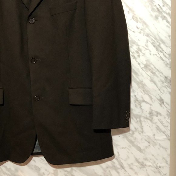 Hugo Boss Wool Blend Blazer Brown Size 50 - Picture 3 of 9